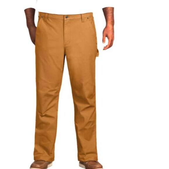 Blake Shelton carpenter pants coriander brown 44 x 34  2x xxl lands end new work - Picture 5 of 5